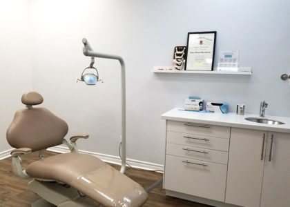 The patient denture rooms at the Toronto Denture Centre